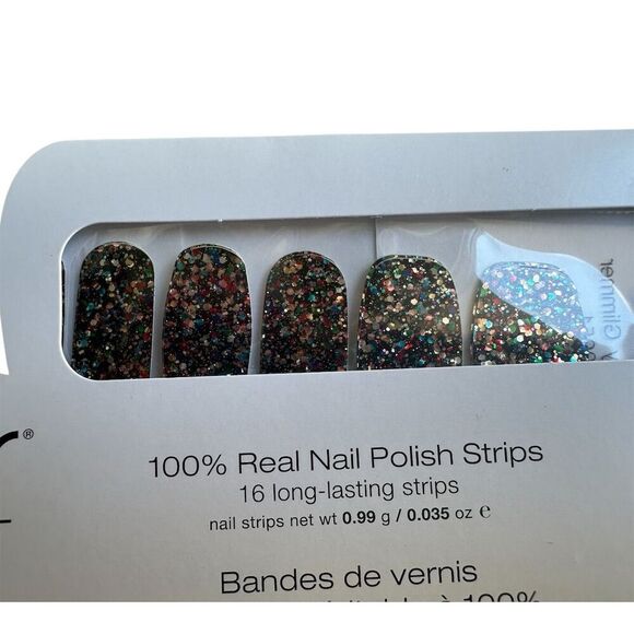 Color Street Broadway Glimmer Glitter Nail Polish Strips Multicolor 16ct - Picture 2 of 3